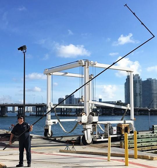 Poteau D'inspection Téléscopique En Fiber De Carbone WiFi Sous-marin